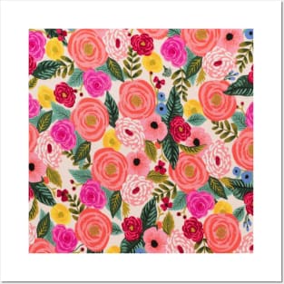 Floral Pattern Design Posters and Art